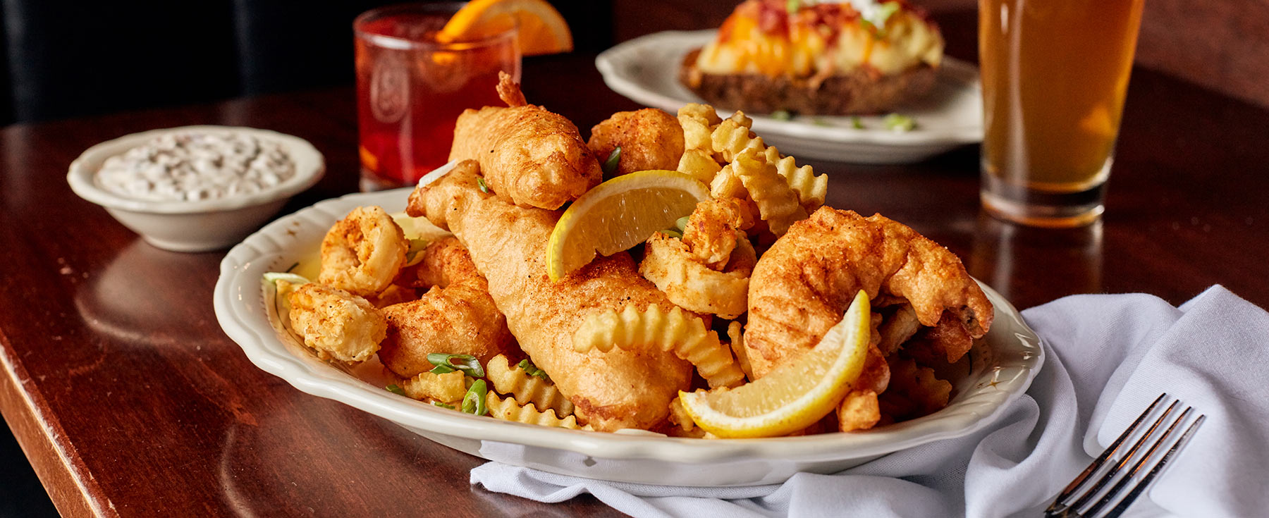 Joey's Fried Seafood Basket - Offered on Friday Nights