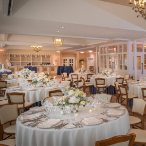 Reception in the Grand Heritage Ballroom at The Commodore - A Bartolotta Restaurant